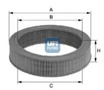 Luftfilter UFI 27.769.00 Bild Luftfilter UFI 27.769.00