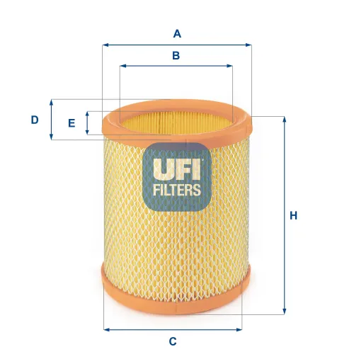 Luftfilter UFI 27.196.00 Bild Luftfilter UFI 27.196.00