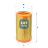 Luftfilter UFI 27.236.00