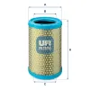 Luftfilter UFI 27.273.00