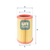 Luftfilter UFI 27.366.00