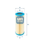 Luftfilter UFI 27.367.00