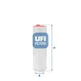 Luftfilter UFI 27.384.00