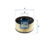 Luftfilter UFI 27.394.00