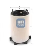 Luftfilter UFI 27.402.00