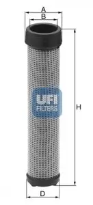 Sekundärluftfilter UFI 27.540.00 Bild Sekundärluftfilter UFI 27.540.00