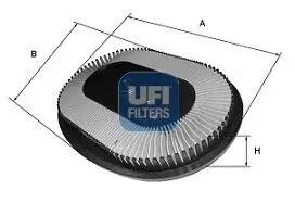 Luftfilter UFI 27.526.00 Bild Luftfilter UFI 27.526.00