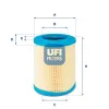 Luftfilter UFI 27.606.00