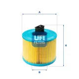 Luftfilter UFI 27.636.00
