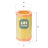 Luftfilter UFI 27.824.00