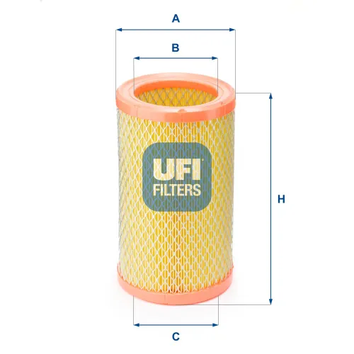 Luftfilter UFI 27.824.00 Bild Luftfilter UFI 27.824.00