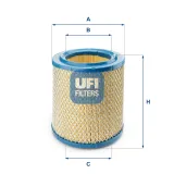 Luftfilter UFI 27.888.00