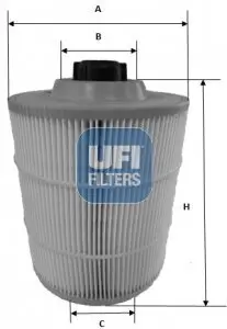 Luftfilter UFI 27.A00.00 Bild Luftfilter UFI 27.A00.00