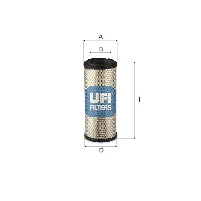 Luftfilter UFI 27.A02.00 Bild Luftfilter UFI 27.A02.00