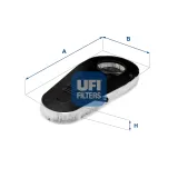 Luftfilter UFI 27.A97.00