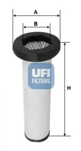 Luftfilter UFI 27.C45.00 Bild Luftfilter UFI 27.C45.00