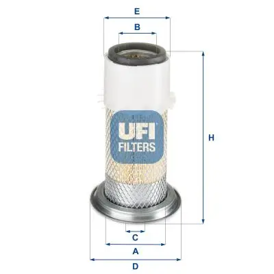Luftfilter UFI 27.D01.00 Bild Luftfilter UFI 27.D01.00
