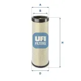 Luftfilter UFI 27.D62.00