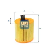 Luftfilter UFI 27.E61.00