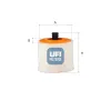 Luftfilter UFI 27.F37.00
