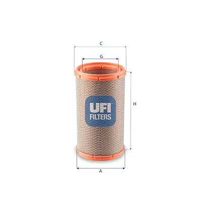 Luftfilter UFI 27.F51.00 Bild Luftfilter UFI 27.F51.00
