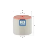 Luftfilter UFI 27.J38.00