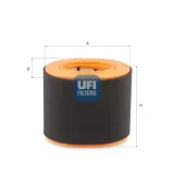 Luftfilter UFI 27.J63.00