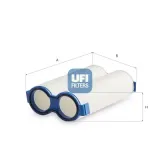 Luftfilter UFI 27.TUB.01