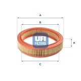 Luftfilter UFI 30.038.01