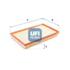 Luftfilter UFI 30.063.00