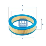 Luftfilter UFI 30.118.01