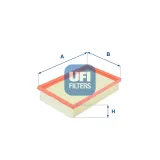 Luftfilter UFI 30.129.00