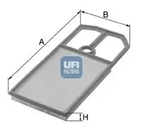 Luftfilter UFI 30.184.00 Bild Luftfilter UFI 30.184.00