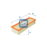 Luftfilter UFI 30.186.00