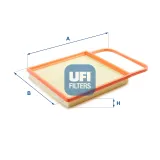 Luftfilter UFI 30.196.00
