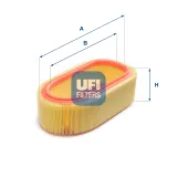 Luftfilter UFI 30.217.00