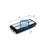 Luftfilter UFI 30.308.00