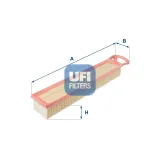 Luftfilter UFI 30.345.00