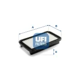 Luftfilter UFI 30.347.00