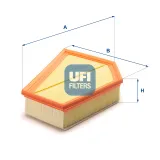 Luftfilter UFI 30.349.00