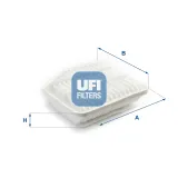 Luftfilter UFI 30.453.00