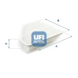 Luftfilter UFI 30.504.00