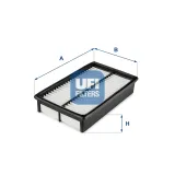 Luftfilter UFI 30.626.00