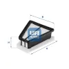Luftfilter UFI 30.654.00