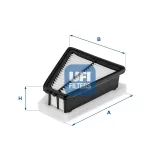 Luftfilter UFI 30.654.00