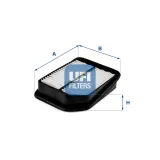 Luftfilter UFI 30.725.00