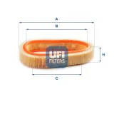 Luftfilter UFI 30.806.00