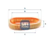 Luftfilter UFI 30.806.00