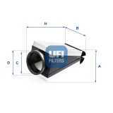 Luftfilter UFI 30.B87.00