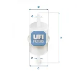 Kraftstofffilter UFI 31.001.00